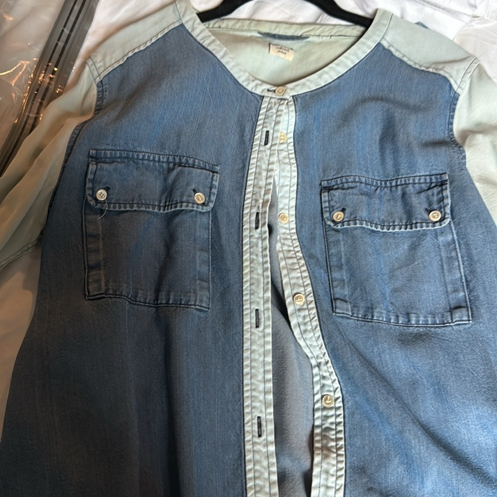 Aritzia denim shirt
